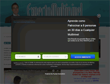 Tablet Screenshot of expertomultinivel.com